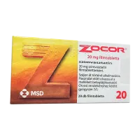 Фото Зокор таб. 20мг №28