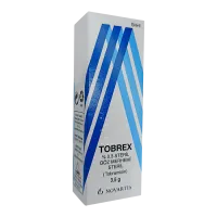 Фото Тобрекс (Тобрамицин мазь) глазная мазь 0.3% туба 3.5г