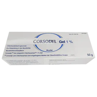 Корсодил зубной гель 1% 50г