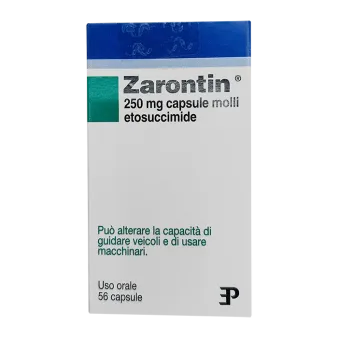 Заронтин (Этосуксимид) капс. 250 мг Италия №56