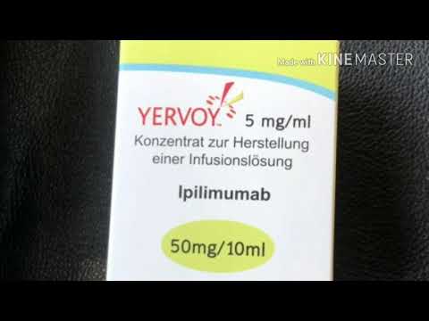 Видео о препарате Ервой (Ипилимумаб) Yervoy 50мг/10мл